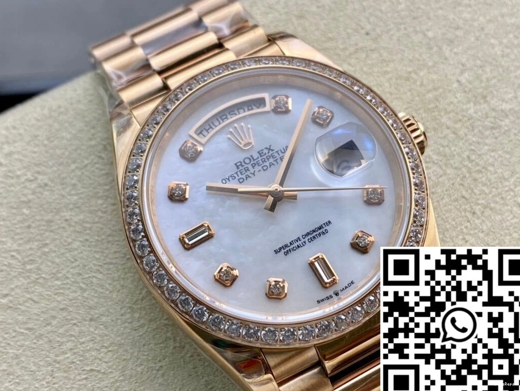 128238 Date Factory V2 Dial Day Rolex EW Mother-Of-Pearl 1228